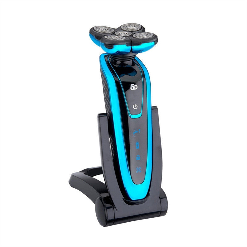 Washable Electric Beard Shaver with Rotating Head